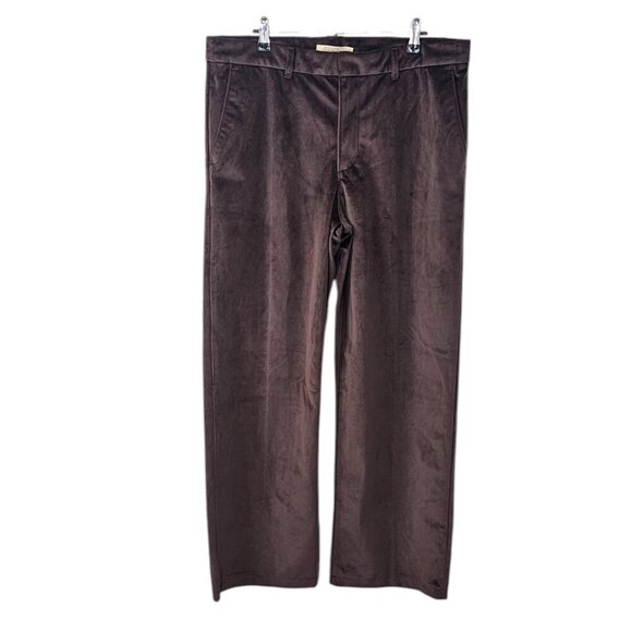 Levi's Womens Baggy Trousers, Velvet, Brown, Mid Rise, Wide Leg Relaxed, Size 31 - Picture 1 of 11